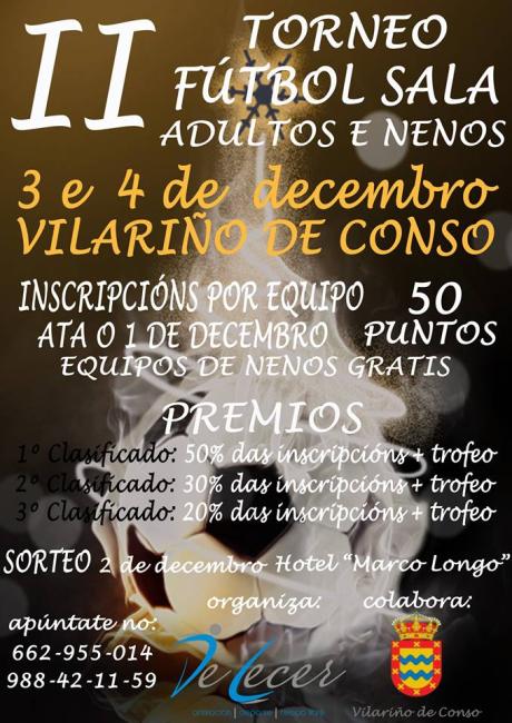 II Torneo FÚTBOL SALA en Vilariño de Conso
